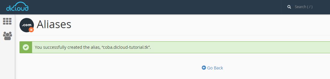 Cara Setting Aliases atau Parked Domain
