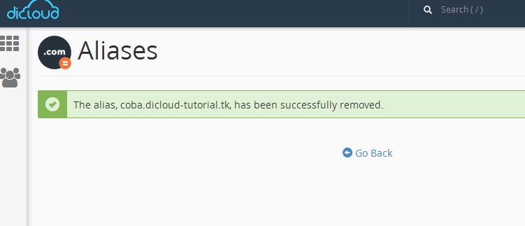 Cara Setting Aliases atau Parked Domain