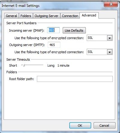Cara setting outlook gmail