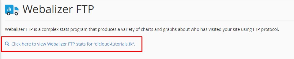 Cara Menggunakan Fitur Webalizer FTP