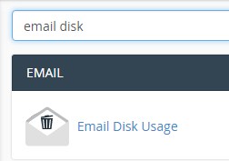 Cara Menggunakan Fitur Email Disk Usage