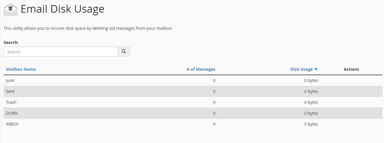 Cara Menggunakan Fitur Email Disk Usage