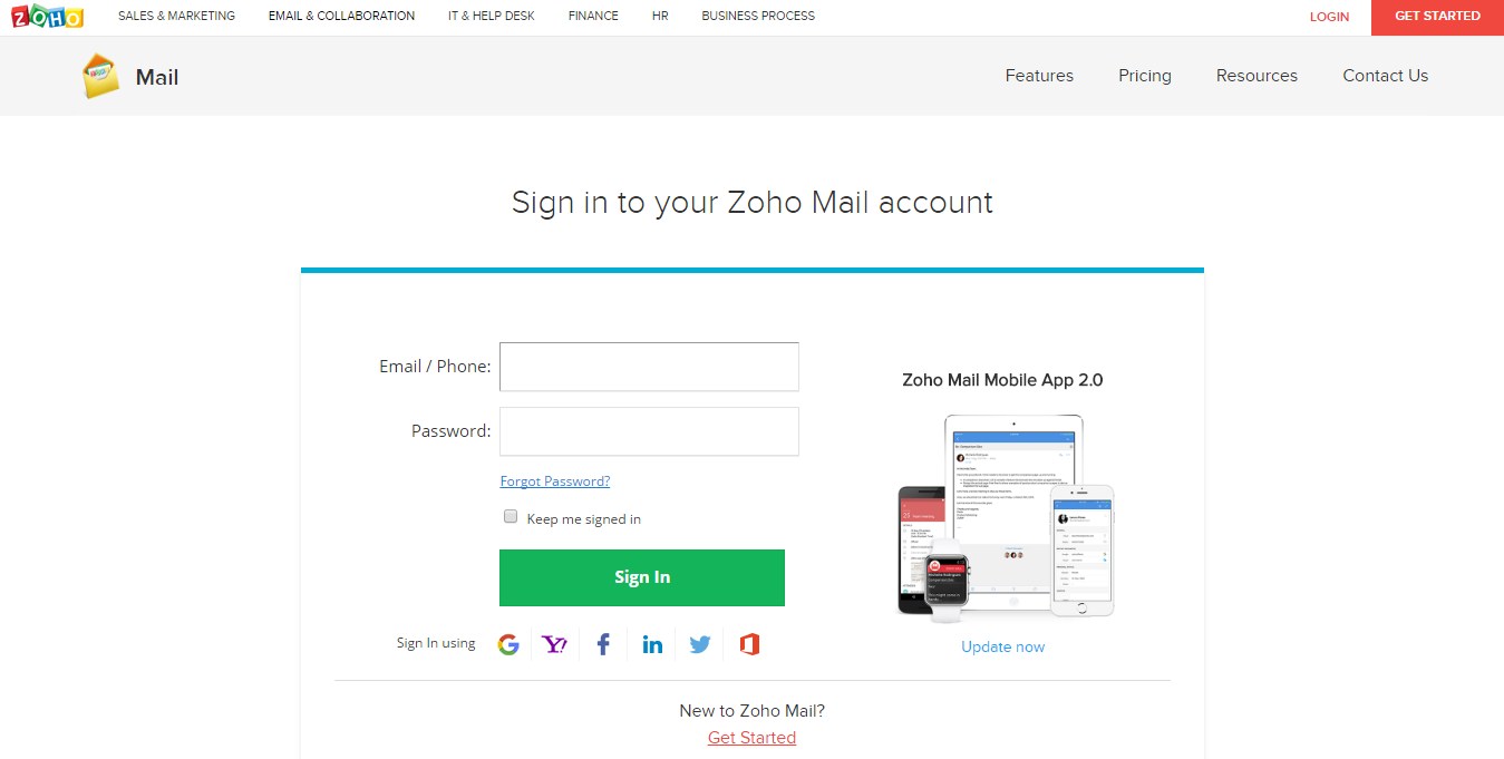 Zoho Mail