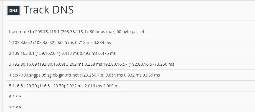 Cara Menggunakan Fitur Track DNS