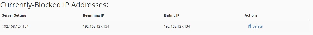 Cara Memblokir IP di cPanel
