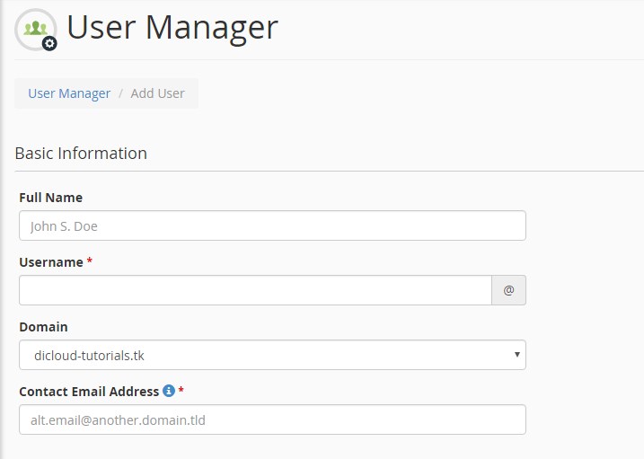 Cara Menambahkan User di cPanel