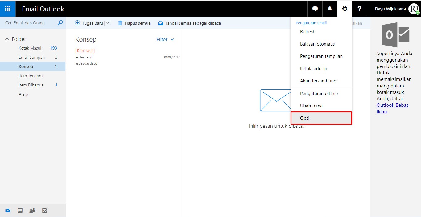 Cara Setup Email Outlook di Mozilla Thunderbird