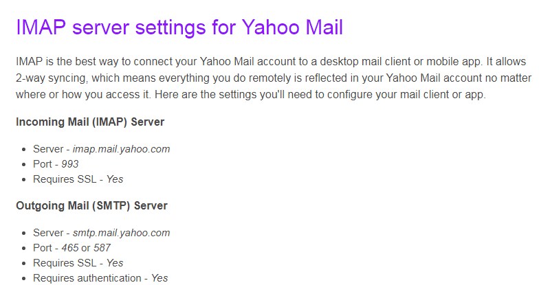 Cara Setup Yahoo di Outlook