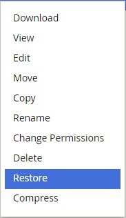 Cara Menghapus File di File Manager