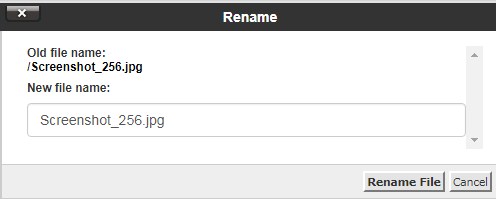 Cara Rename File di File Manager
