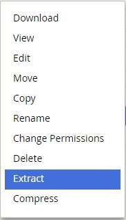 Cara Extract File di File Manager