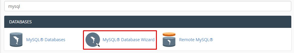 Cara Menggunakan Fitur MySQL Database Wizard