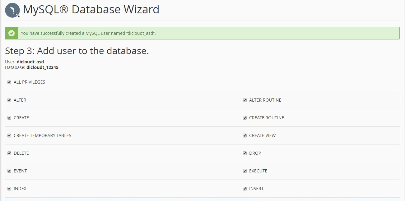 Cara Menggunakan Fitur MySQL Database Wizard
