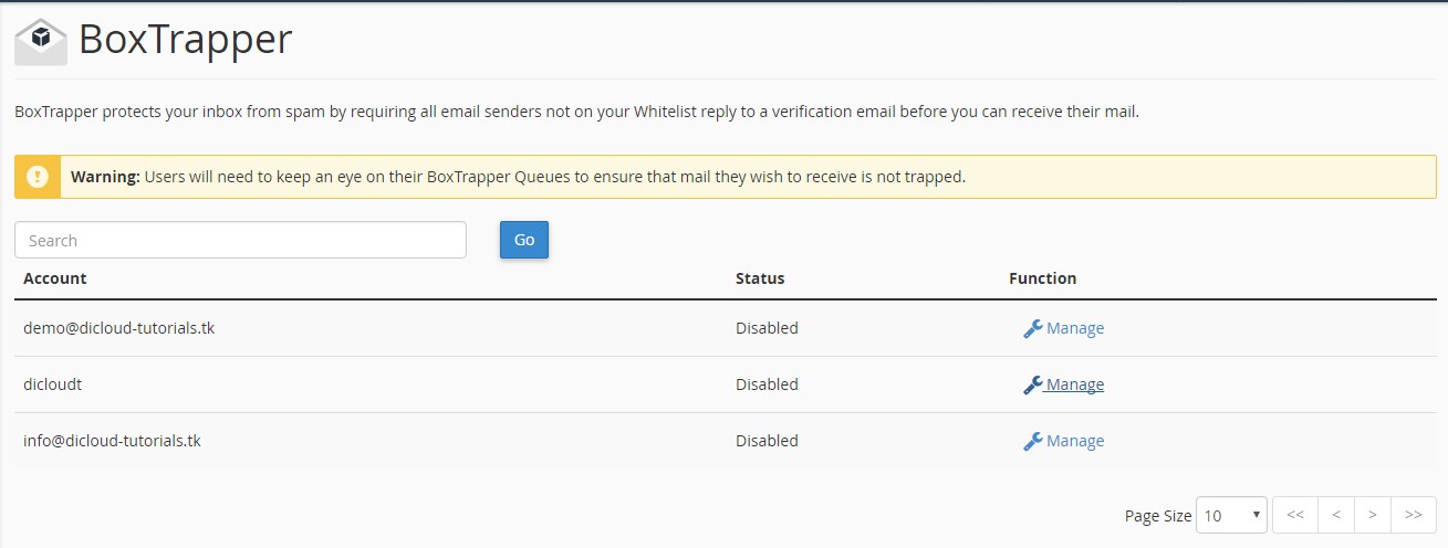 Cara Menggunakan Box Trapper di cPanel