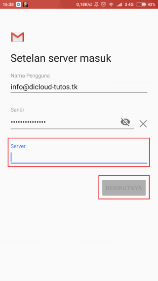 Panduan Cara Setup Email cPanel di Aplikasi Gmail Android