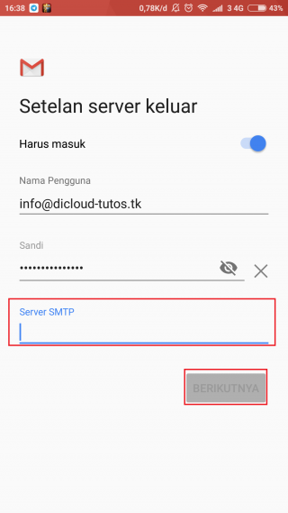 Panduan Cara Setup Email cPanel di Aplikasi Gmail Android