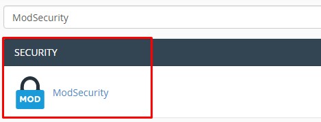 Cara Menggunakan Fitur ModSecurity di cPanel