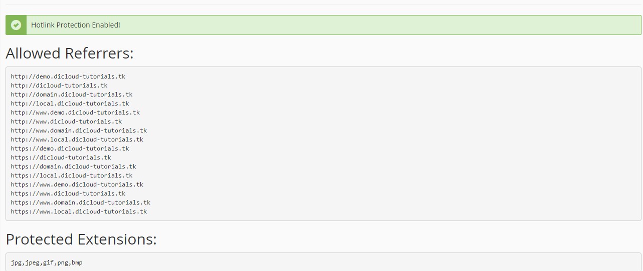 Cara Menggunakan Fitur Hotlink Protection di cPanel
