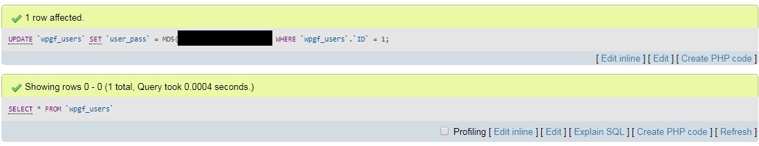 Panduan Cara Mengganti Password WordPress di MySQL