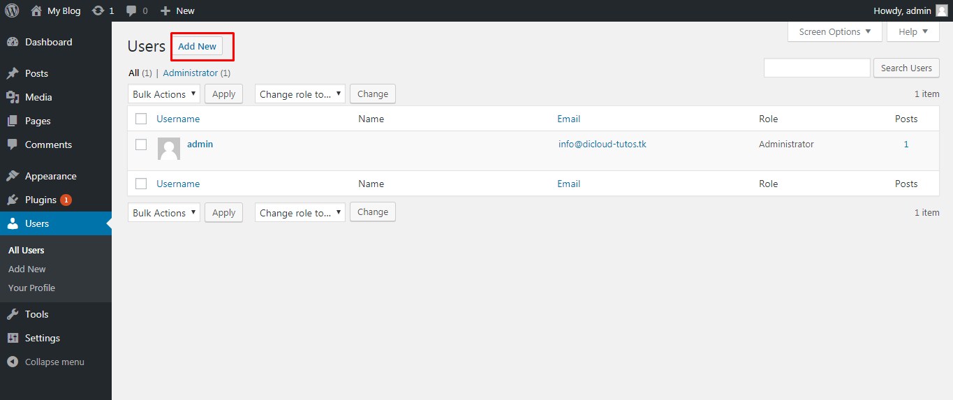 Panduan Cara Membuat User di WordPress