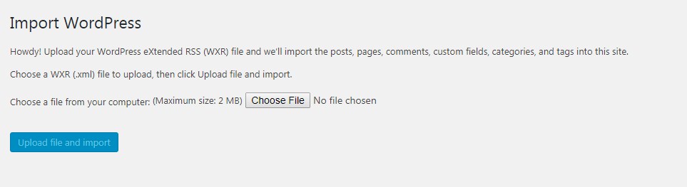 Panduan Cara Import dan Export di WordPress