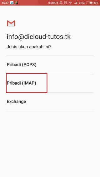 Panduan Cara Setup Email cPanel di Aplikasi Gmail Android
