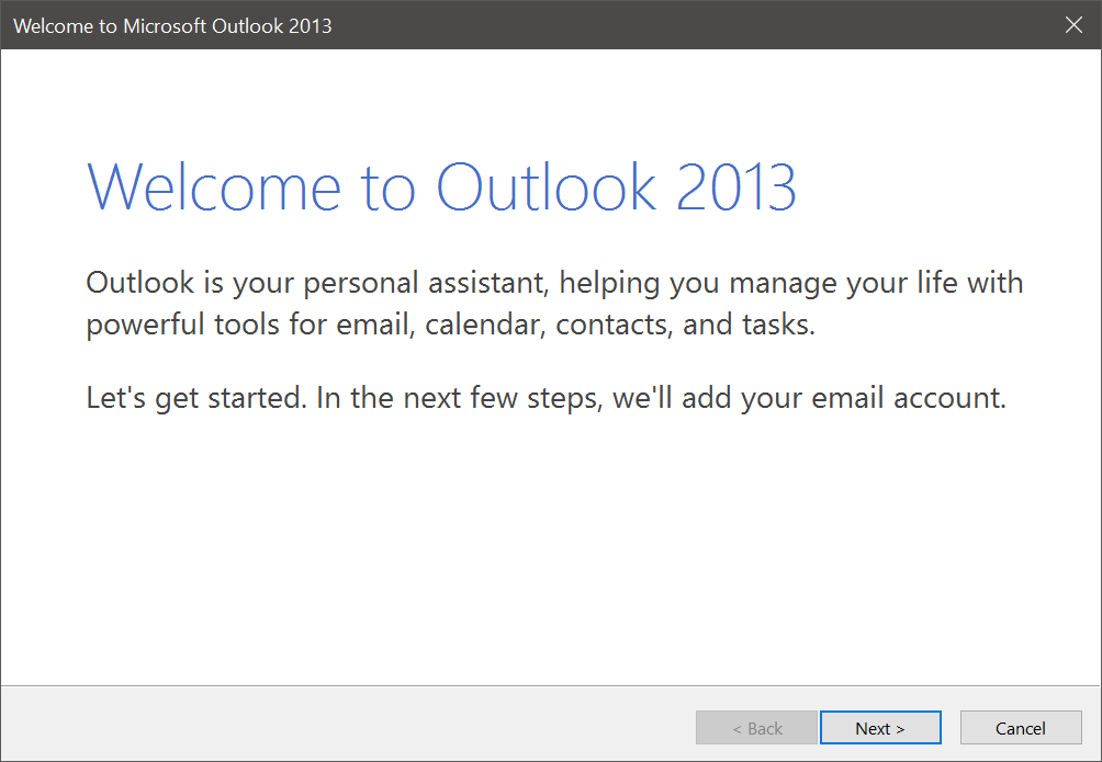 Cara Setting email Di Outlook