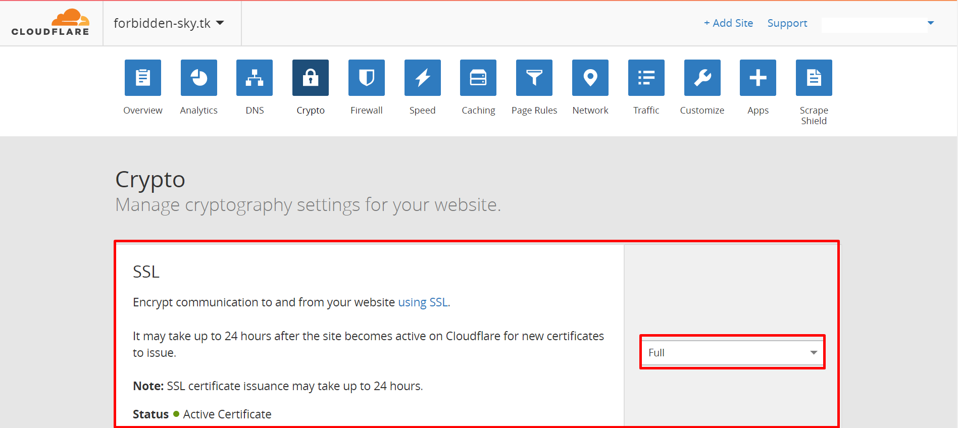 Panduan Cara Mengaktfikan SSL di CloudFlare