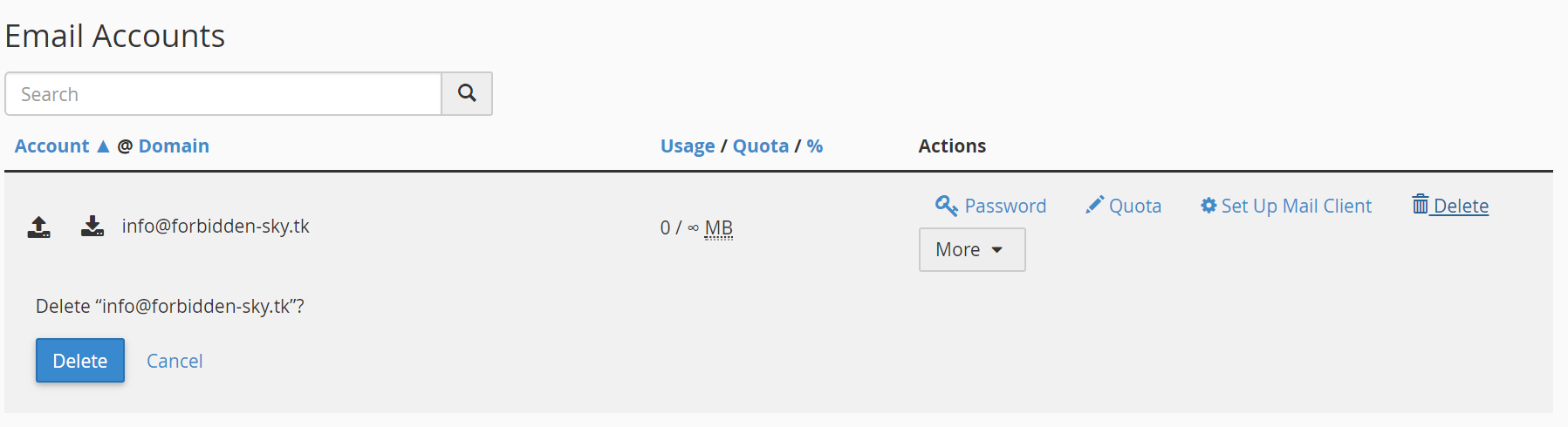 Panduan Cara Menhapus Email Account di cPanel