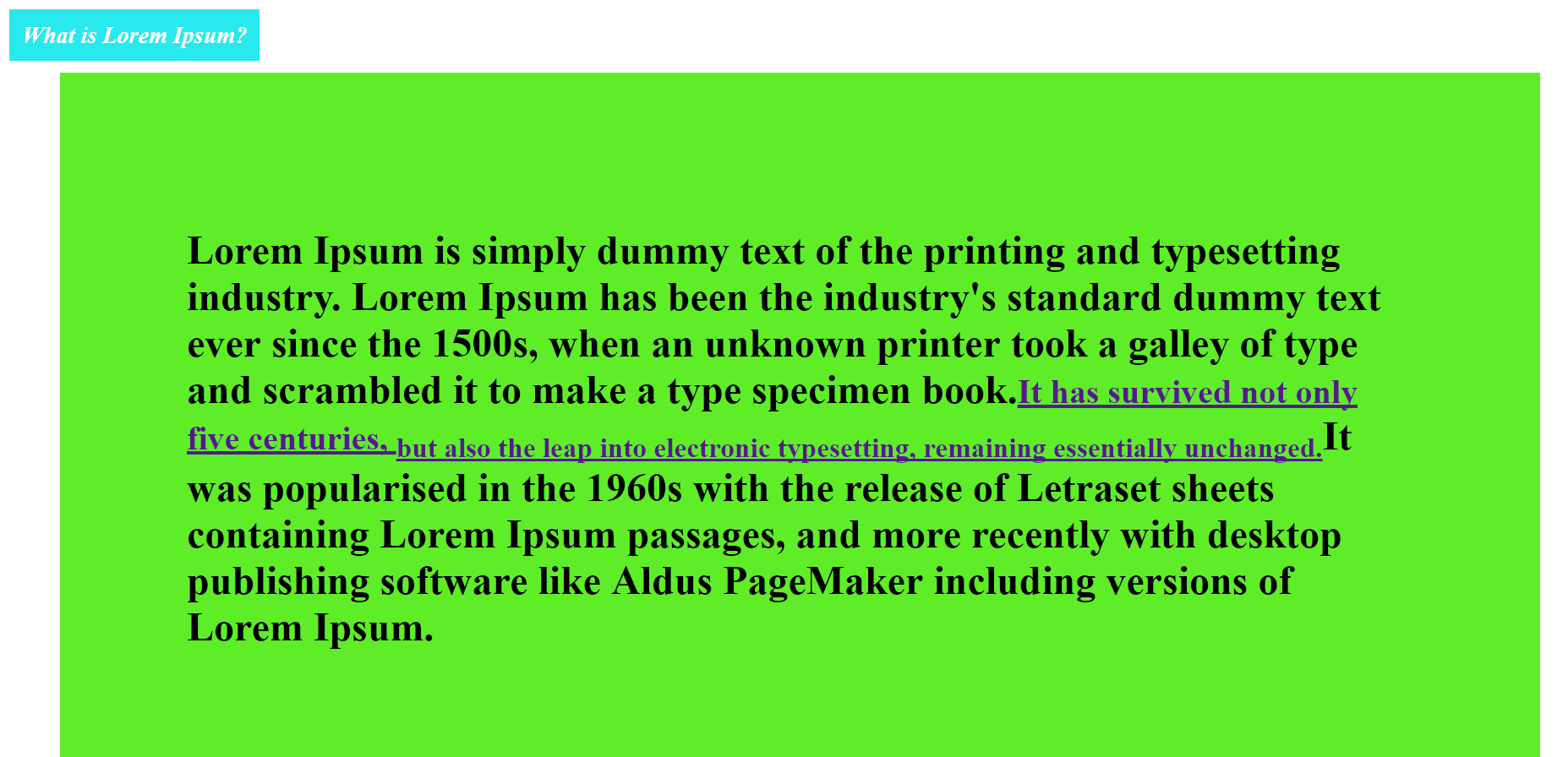 Pengenalan Code HTML Subscripted Teks