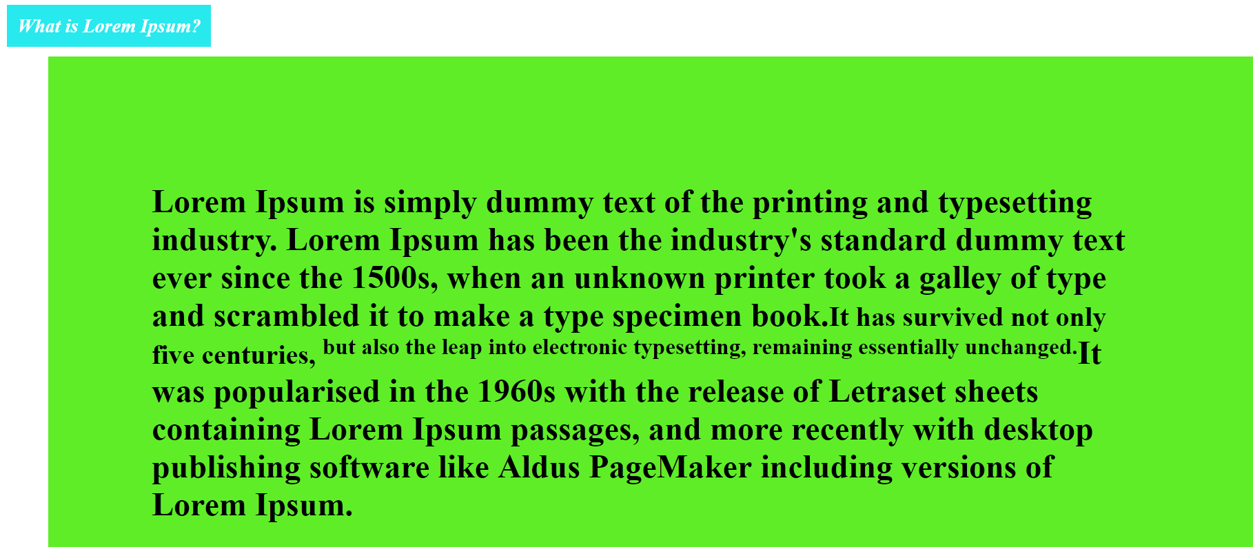 Pengenalan Code HTML Superscripted Teks