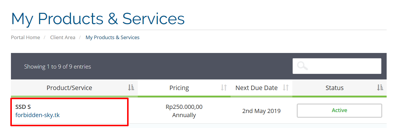 Panduan Cara Menuju Halaman cPanel dari Member Area