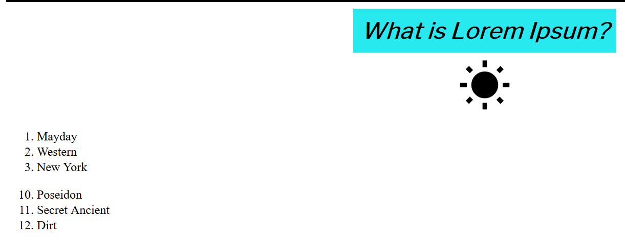Panduan Membuat List Number di HTML