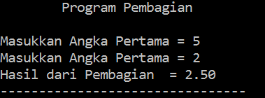 Panduan Membuat Perkalian dan Pembagian pada C