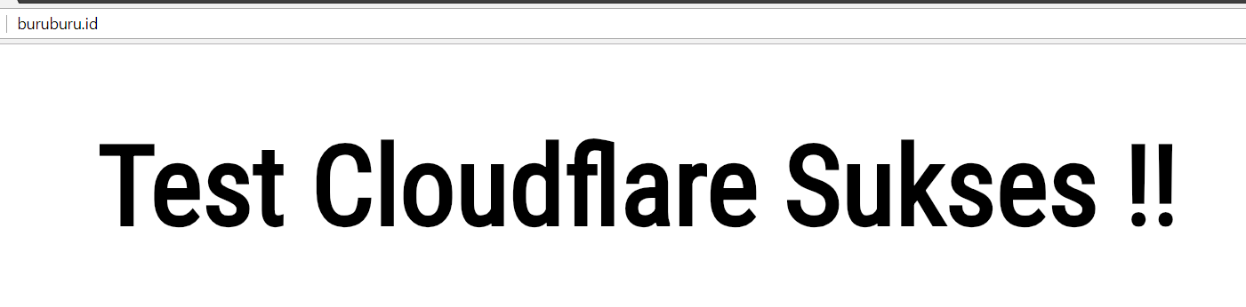 Panduan Menggunakan Cloudflare Di VM/VPS 