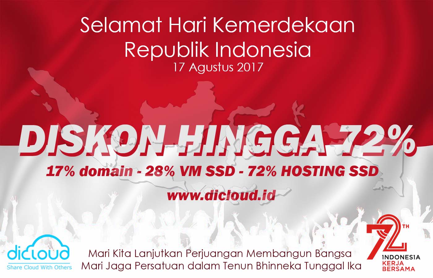 Promo Diskon Kemerdekaan 72 Tahun Indonesia